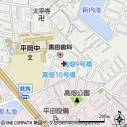 兵庫県加古川市平岡町新在家1911-7周辺の地図