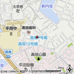 兵庫県加古川市平岡町新在家1907-10周辺の地図