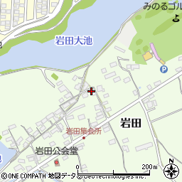 岡山県赤磐市岩田242周辺の地図