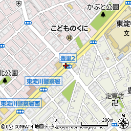 豊新四丁目周辺の地図