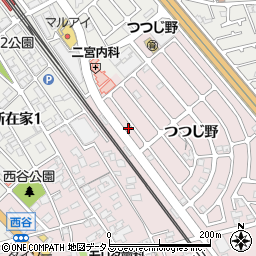 兵庫県加古川市平岡町つつじ野1-205周辺の地図