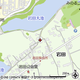 岡山県赤磐市岩田241周辺の地図