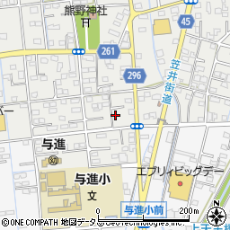 静岡県浜松市中央区市野町2346周辺の地図