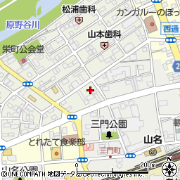 静岡県袋井市栄町11-18周辺の地図