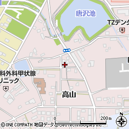 愛知県豊橋市飯村町高山129-2周辺の地図