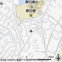 兵庫県加古川市野口町古大内210周辺の地図