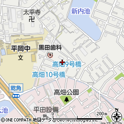 兵庫県加古川市平岡町新在家1907-8周辺の地図