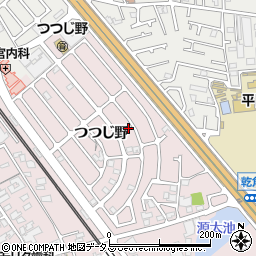 兵庫県加古川市平岡町つつじ野1-255周辺の地図