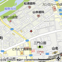 静岡県袋井市栄町11-15周辺の地図