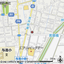 静岡県浜松市中央区市野町1517周辺の地図