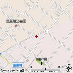 静岡県浜松市中央区西山町2109周辺の地図