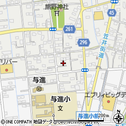 静岡県浜松市中央区市野町2367周辺の地図