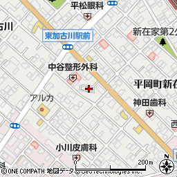 兵庫県加古川市平岡町新在家201-9周辺の地図