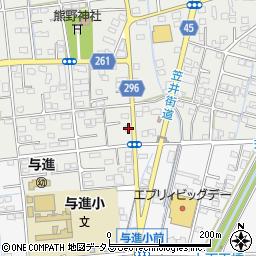 静岡県浜松市中央区市野町2344周辺の地図