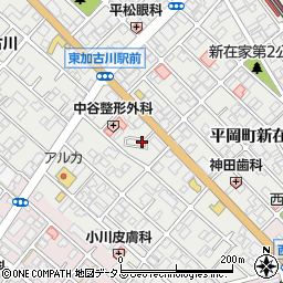 兵庫県加古川市平岡町新在家201-12周辺の地図