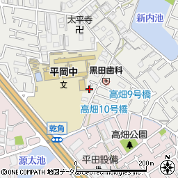 兵庫県加古川市平岡町新在家1779-3周辺の地図