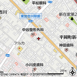 兵庫県加古川市平岡町新在家201-7周辺の地図