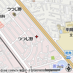 兵庫県加古川市平岡町つつじ野1-284周辺の地図
