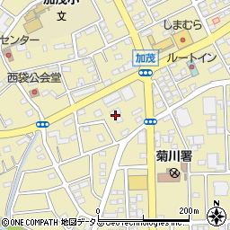 静岡県菊川市加茂5224周辺の地図
