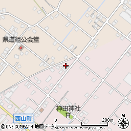 静岡県浜松市中央区西山町2107周辺の地図