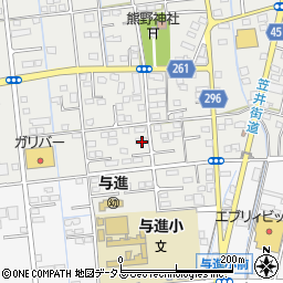 静岡県浜松市中央区市野町2395周辺の地図