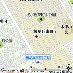 兵庫県神戸市西区桜が丘東町5丁目4-7周辺の地図