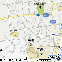 静岡県浜松市中央区市野町2411周辺の地図