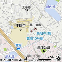 兵庫県加古川市平岡町新在家1779-17周辺の地図