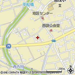 静岡県菊川市加茂1657-3周辺の地図