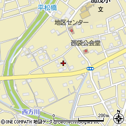 静岡県菊川市加茂1657-3周辺の地図