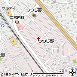 兵庫県加古川市平岡町つつじ野1-165周辺の地図