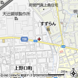大阪府門真市上野口町3-23周辺の地図