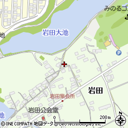 岡山県赤磐市岩田241-3周辺の地図