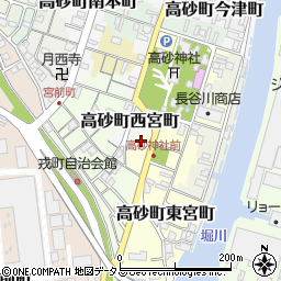 兵庫県高砂市高砂町東宮町201周辺の地図