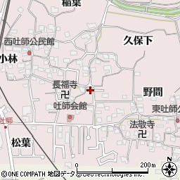 京都府木津川市吐師前ノ橋30-3周辺の地図