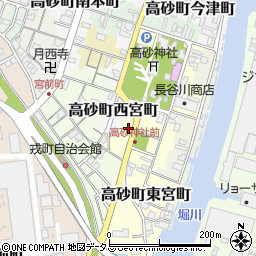 兵庫県高砂市高砂町東宮町199周辺の地図