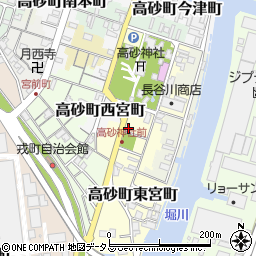 兵庫県高砂市高砂町東宮町172周辺の地図