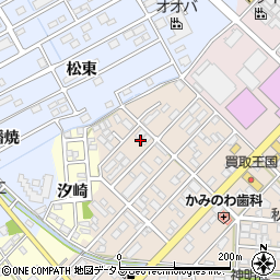 愛知県豊橋市神ノ輪町周辺の地図