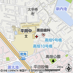 兵庫県加古川市平岡町新在家1779-16周辺の地図