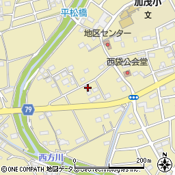 静岡県菊川市加茂1656周辺の地図