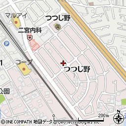 兵庫県加古川市平岡町つつじ野1-164周辺の地図