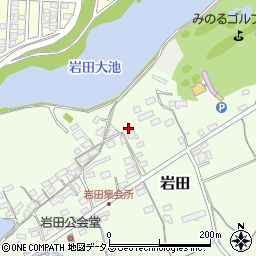岡山県赤磐市岩田261周辺の地図