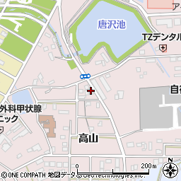 愛知県豊橋市飯村町高山130周辺の地図