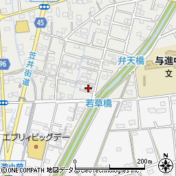 静岡県浜松市中央区市野町1509周辺の地図