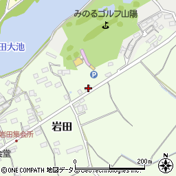 岡山県赤磐市岩田537周辺の地図