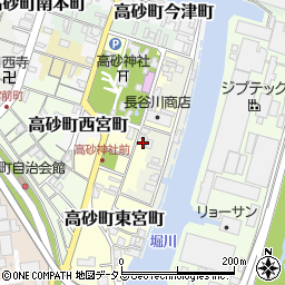 兵庫県高砂市高砂町東宮町118周辺の地図