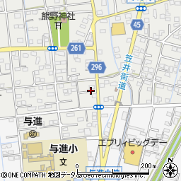 静岡県浜松市中央区市野町2343周辺の地図