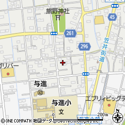 静岡県浜松市中央区市野町2369周辺の地図