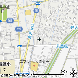 静岡県浜松市中央区市野町1519周辺の地図