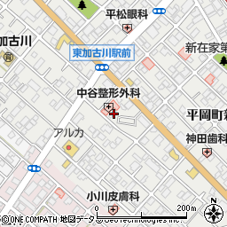 兵庫県加古川市平岡町新在家104-4周辺の地図